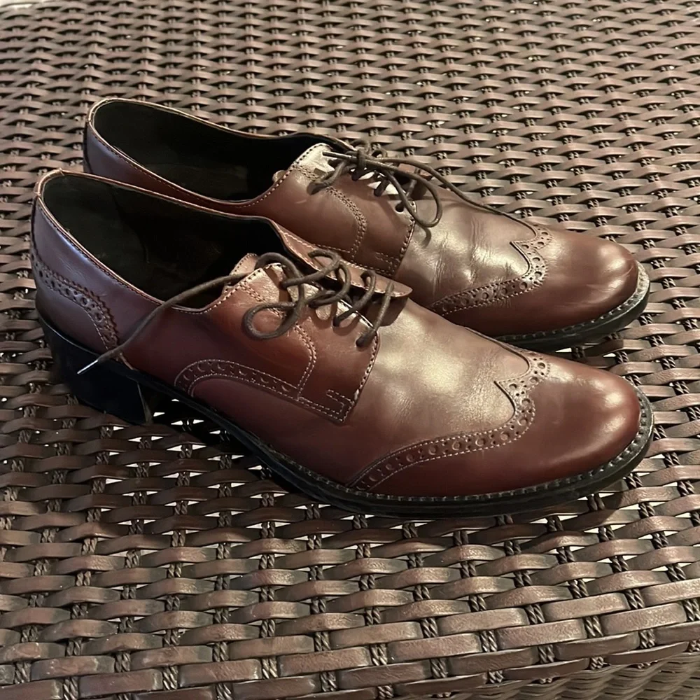 Sundance Brown Leather Women's Shoes - Picture 2 of 9
